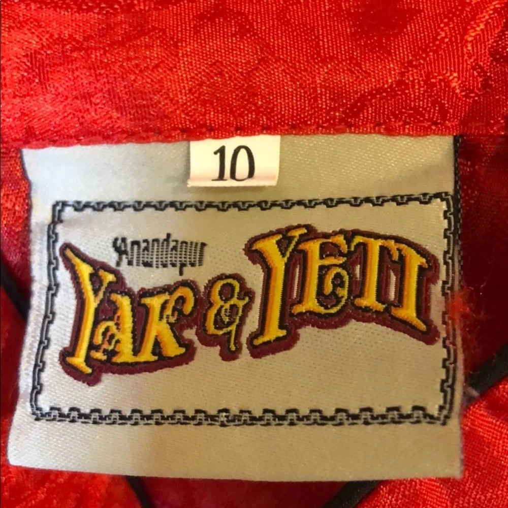 Yak & Yeti boys red samurai outfit from Animal Kingdom